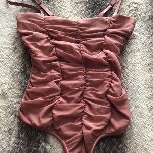 Dusty rose bodysuit
